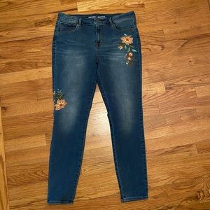 Old Navy Embroidered Jeans